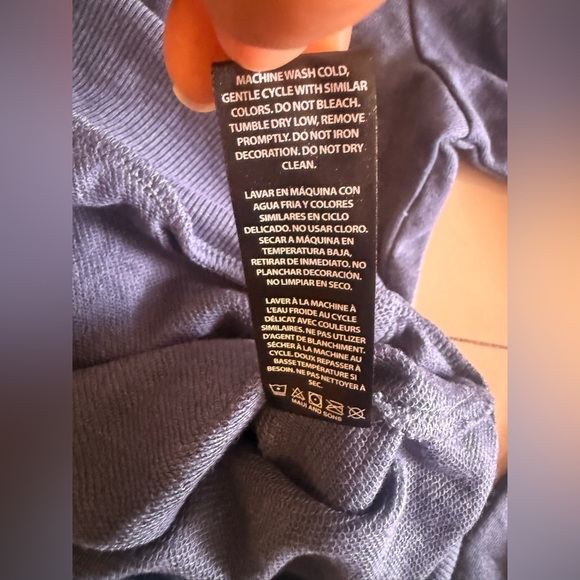 Maui And Sons Blue Hoodie Adult Sz M Florida 1980 spring lightweight pocket - Picture 9 of 16